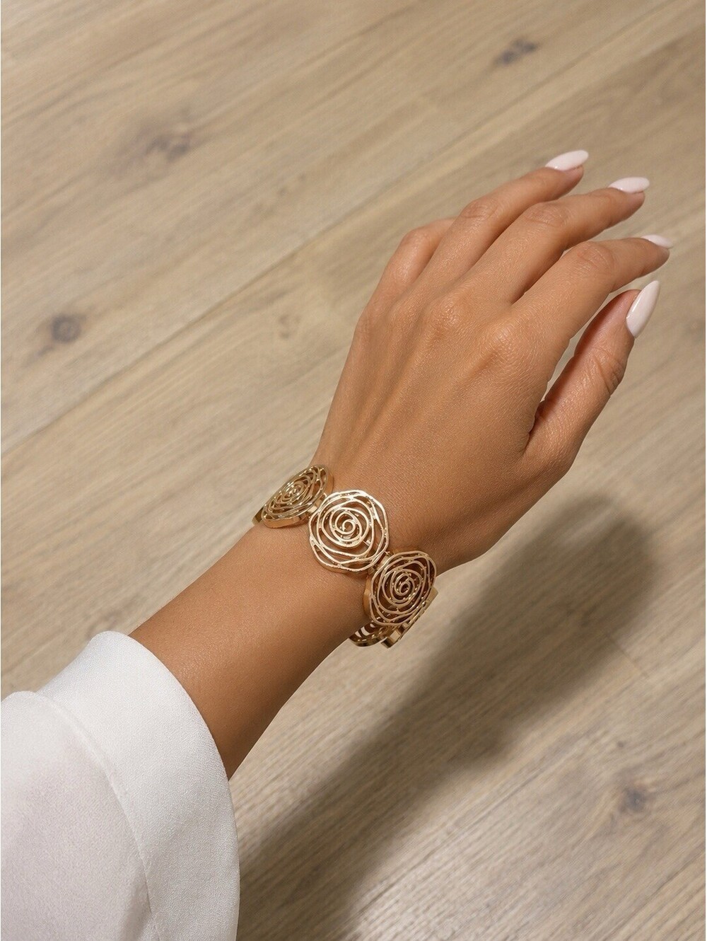 Paparazzi Bracelet - Beat Around The ROSEBUSH GOLD